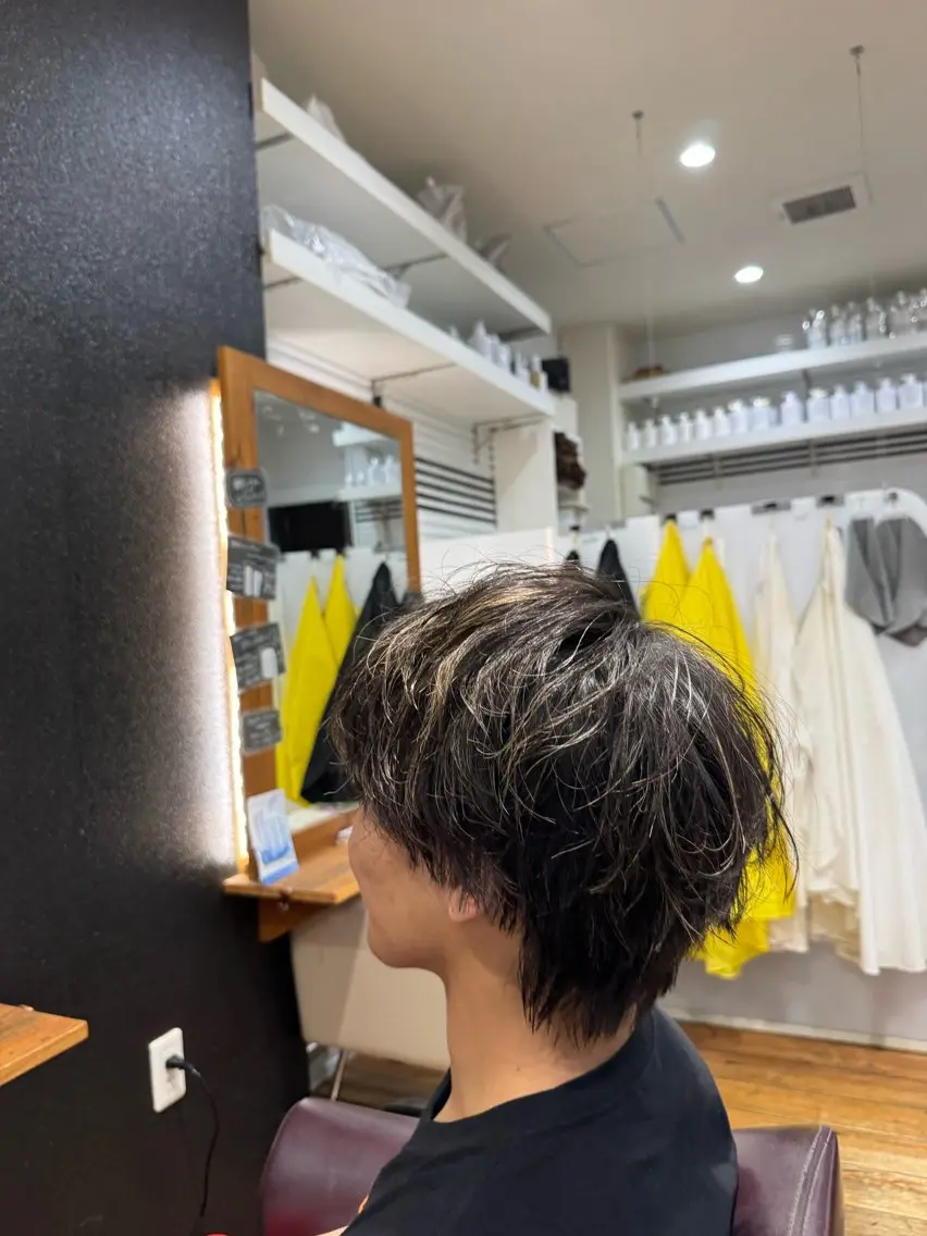 メンズ カット 福田 聖のヘアスタイル