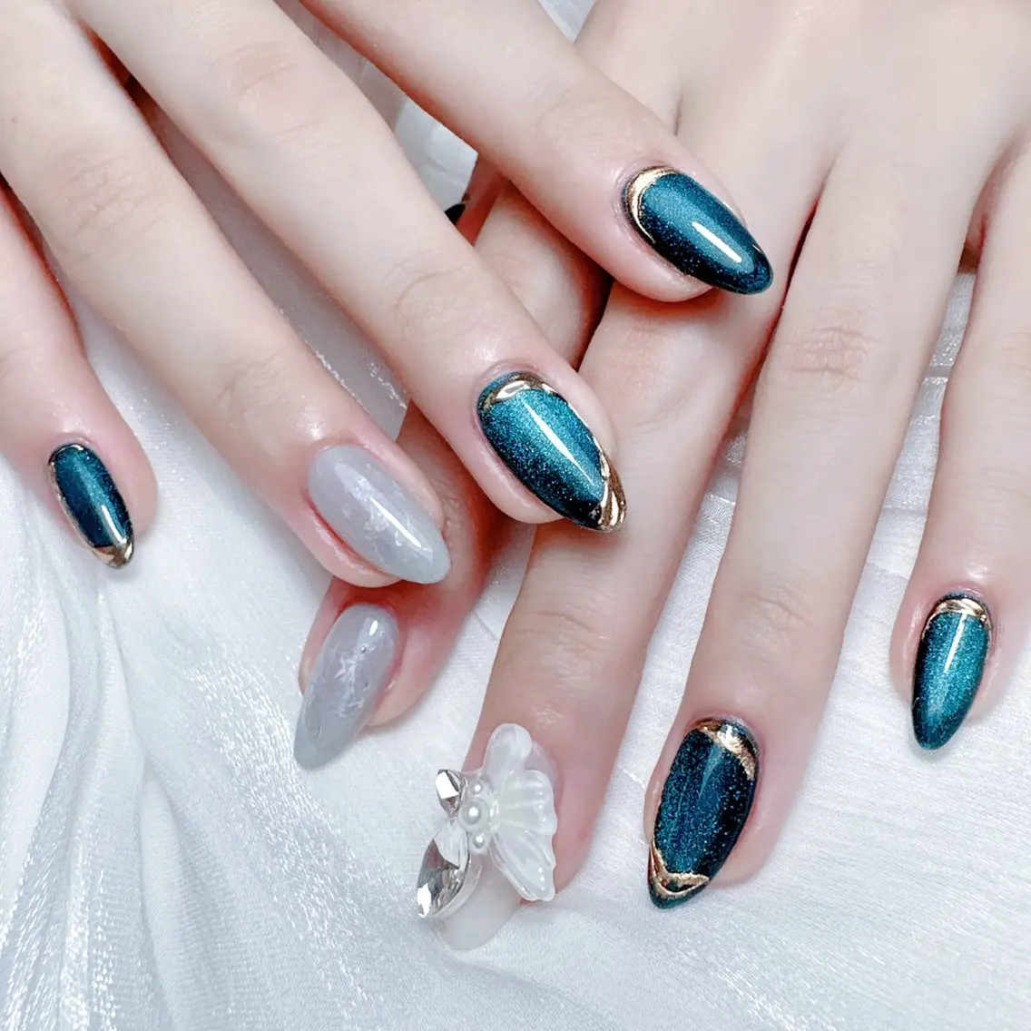ネイル ハンドネイル M🌷nail 長さだし専門店のネイルデザイン