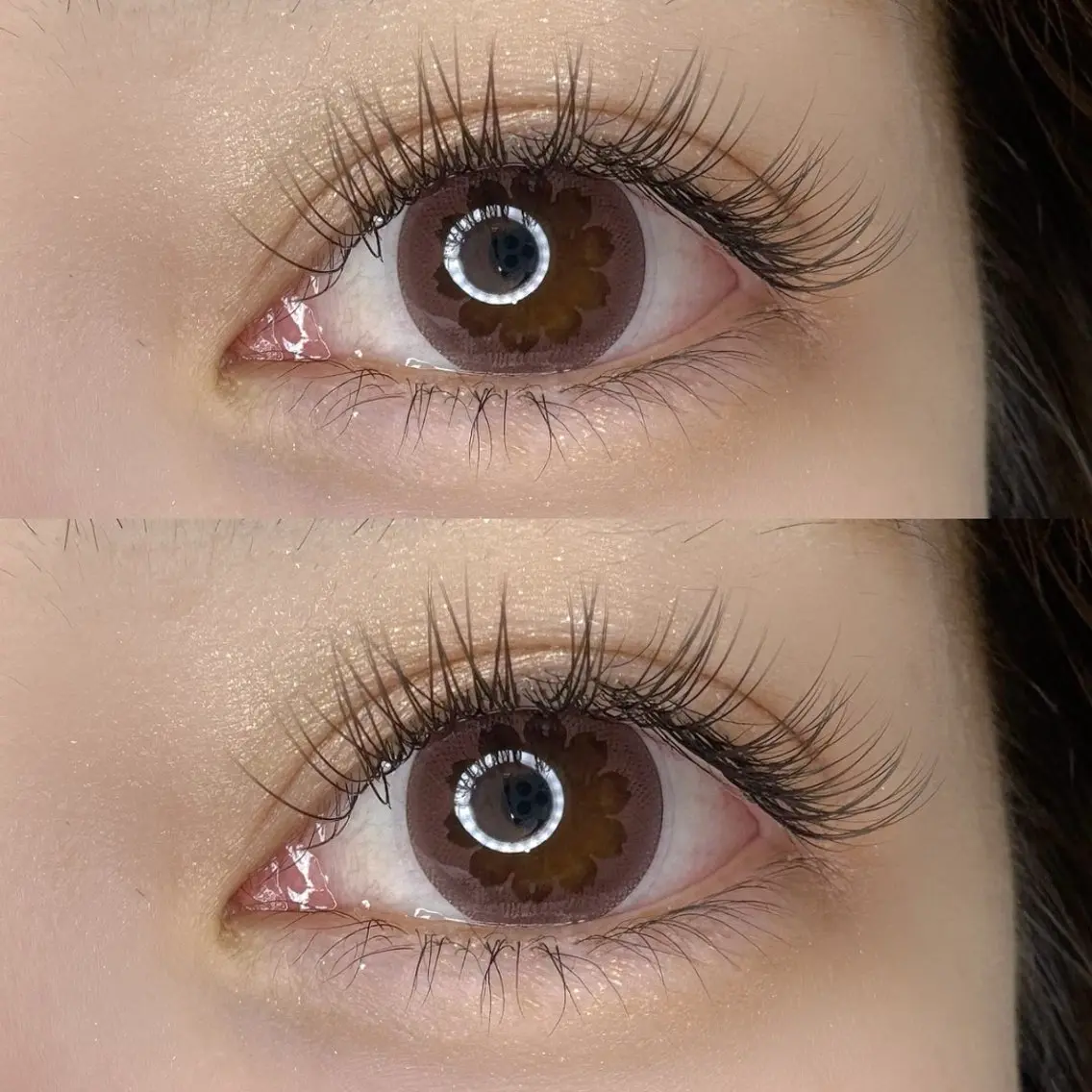 《自然な仕上がり》LEDフラットラッシュ100本の写真
