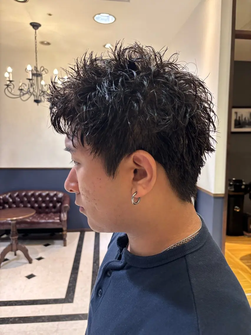 ショート ショートヘア カット パーマ shinta スパイキー/パーマのヘアスタイル