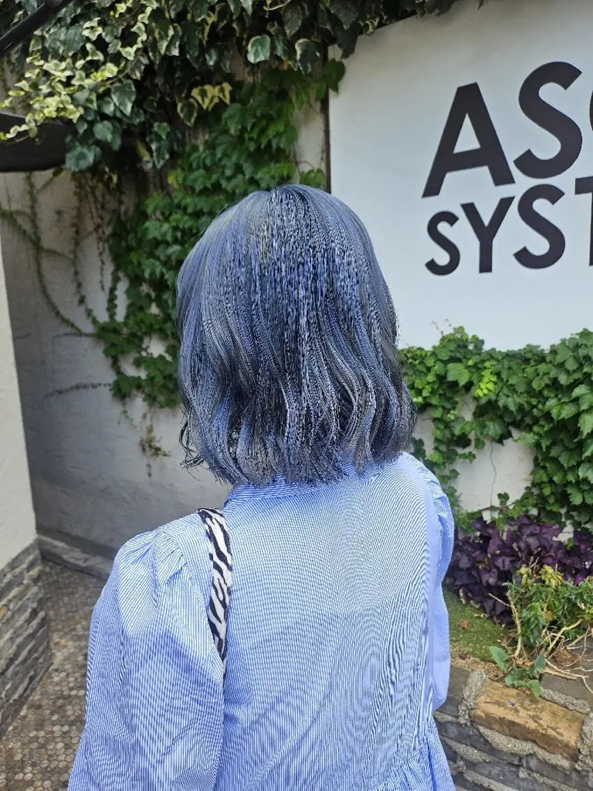 ミディアム カラー ダブルカラー あべかりん/原宿 /マツパ/ハイトーンのヘアスタイル
