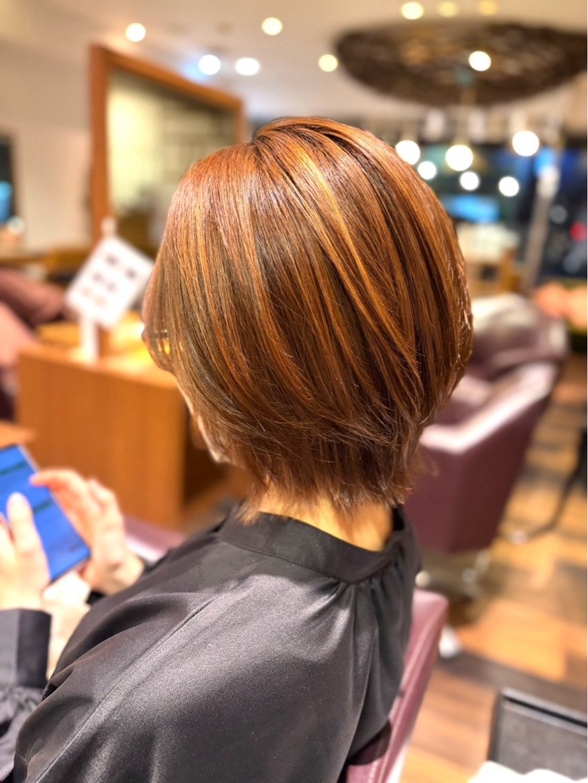 カラー ヤマダ トモナ 🍒🫧‪のヘアスタイル