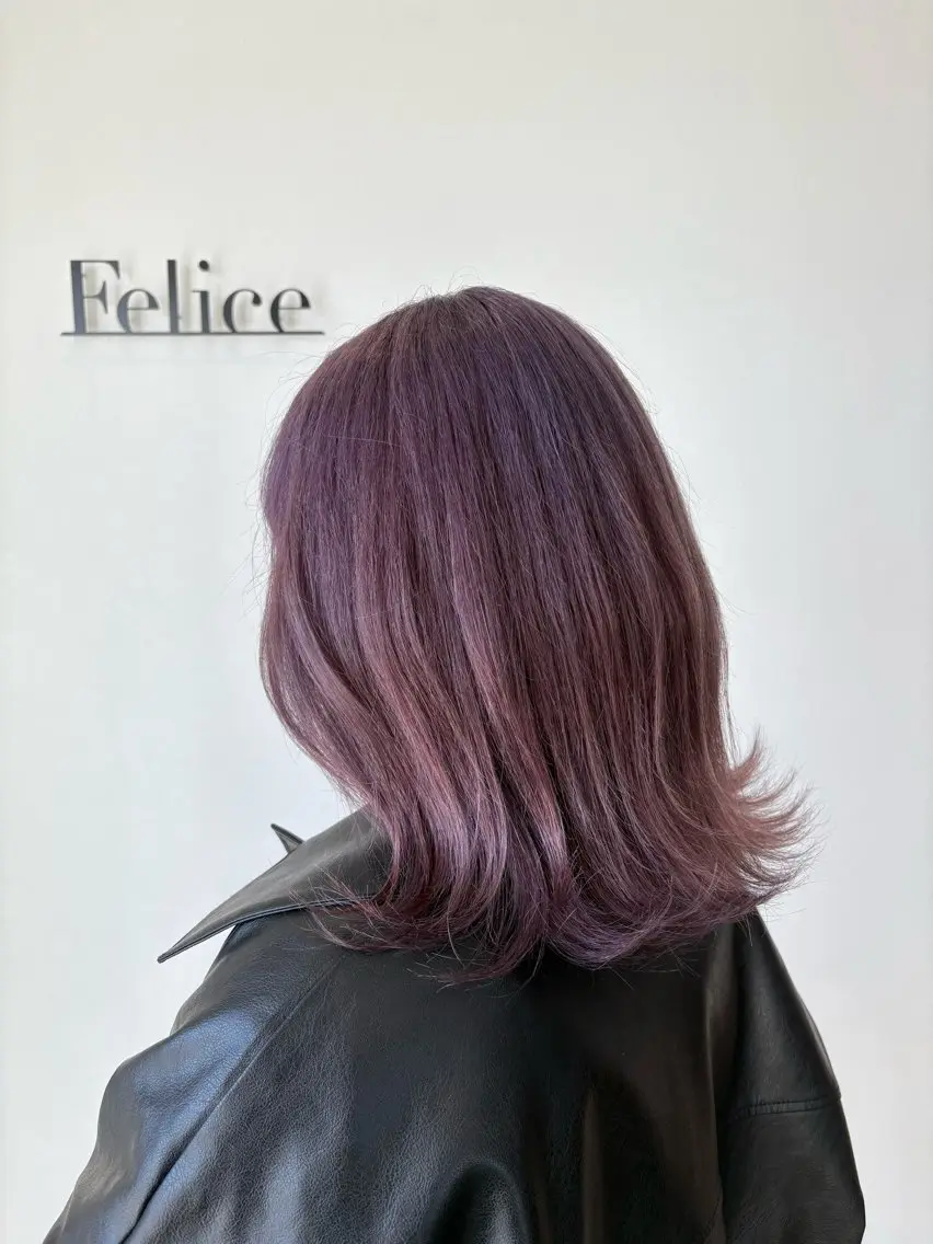 セミロング カラー 池澤 京華のヘアスタイル
