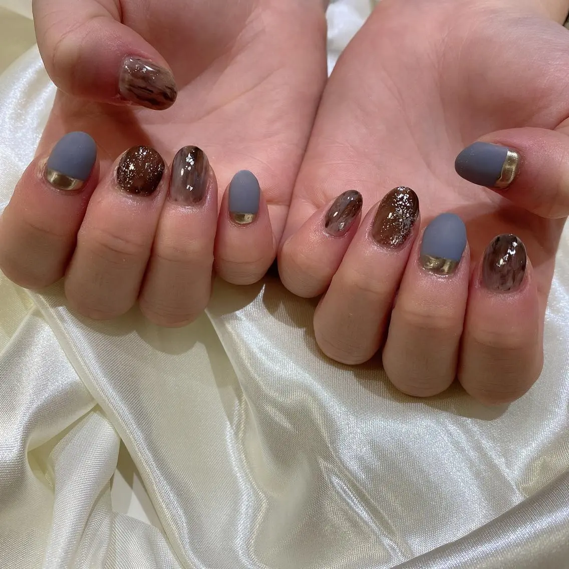 ネイル ハンドネイル 西岡 杏のネイルデザイン
