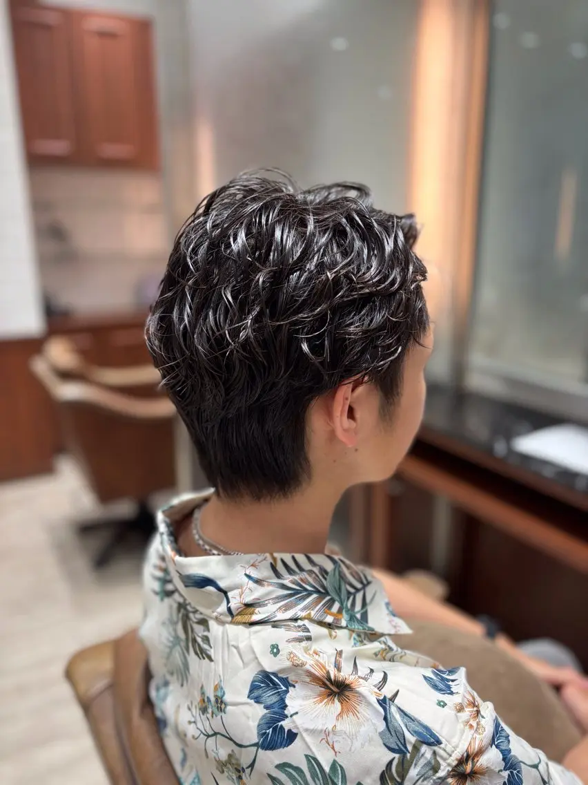 パーマ メンズ 大家 ののかのヘアスタイル