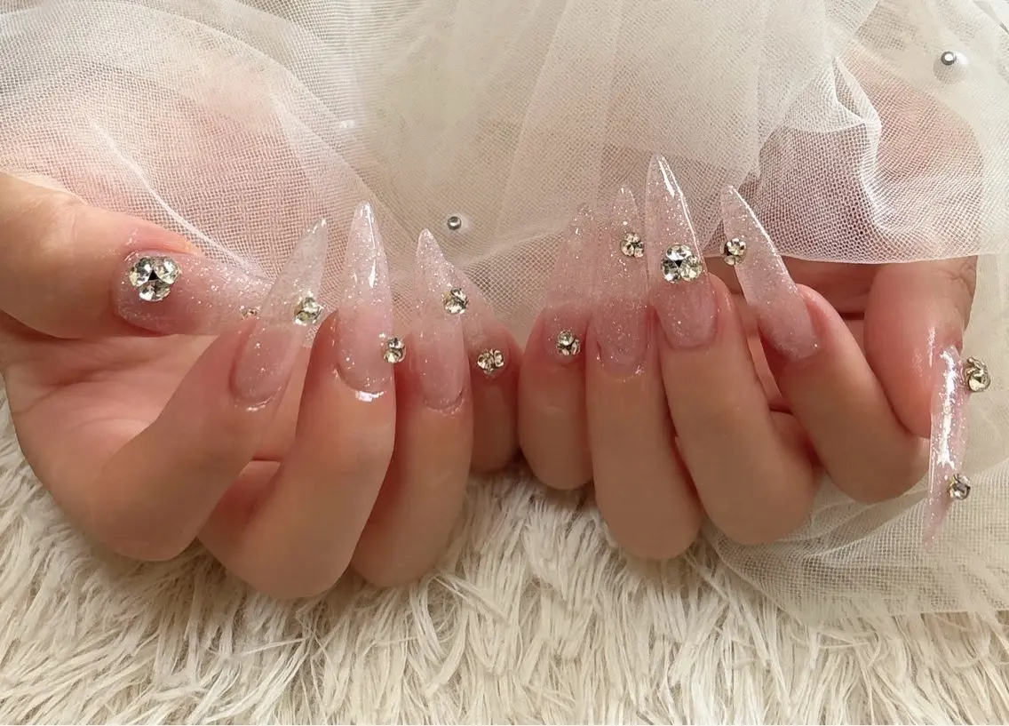 ネイル フラッシュネイル ハンドネイル nail salon はるりのネイルデザイン