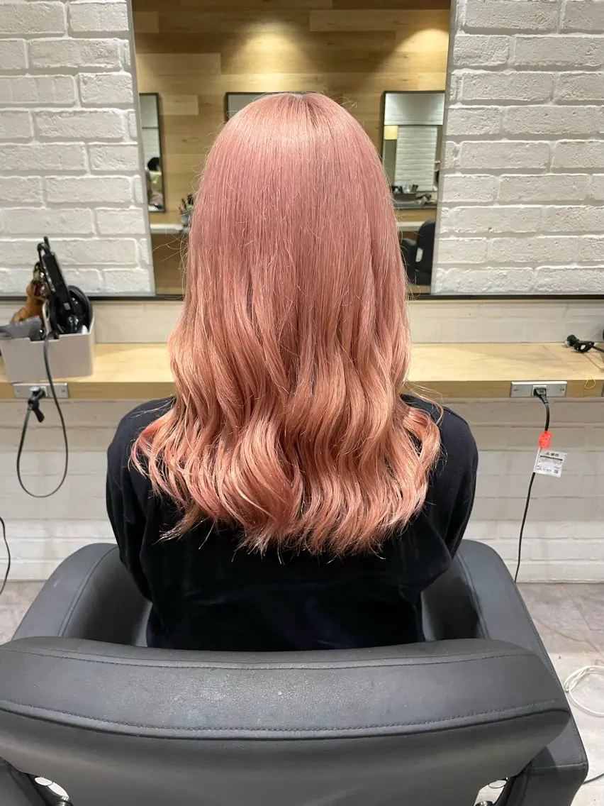 セミロング ヘアカラー トリートメント EIGHT サイショ ミズキのヘアスタイル
