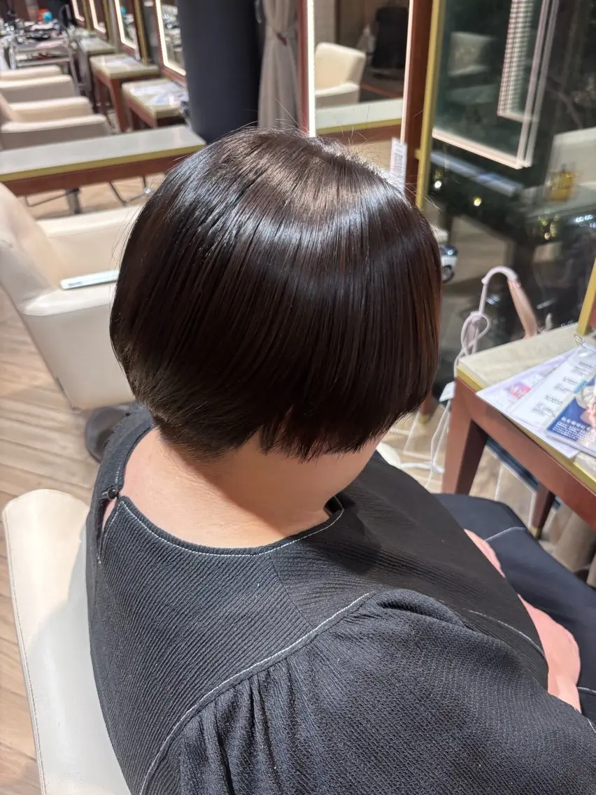ショート 縮毛矯正 トリートメント 透明感/艶髪/ 髪質改善/あるのヘアスタイル