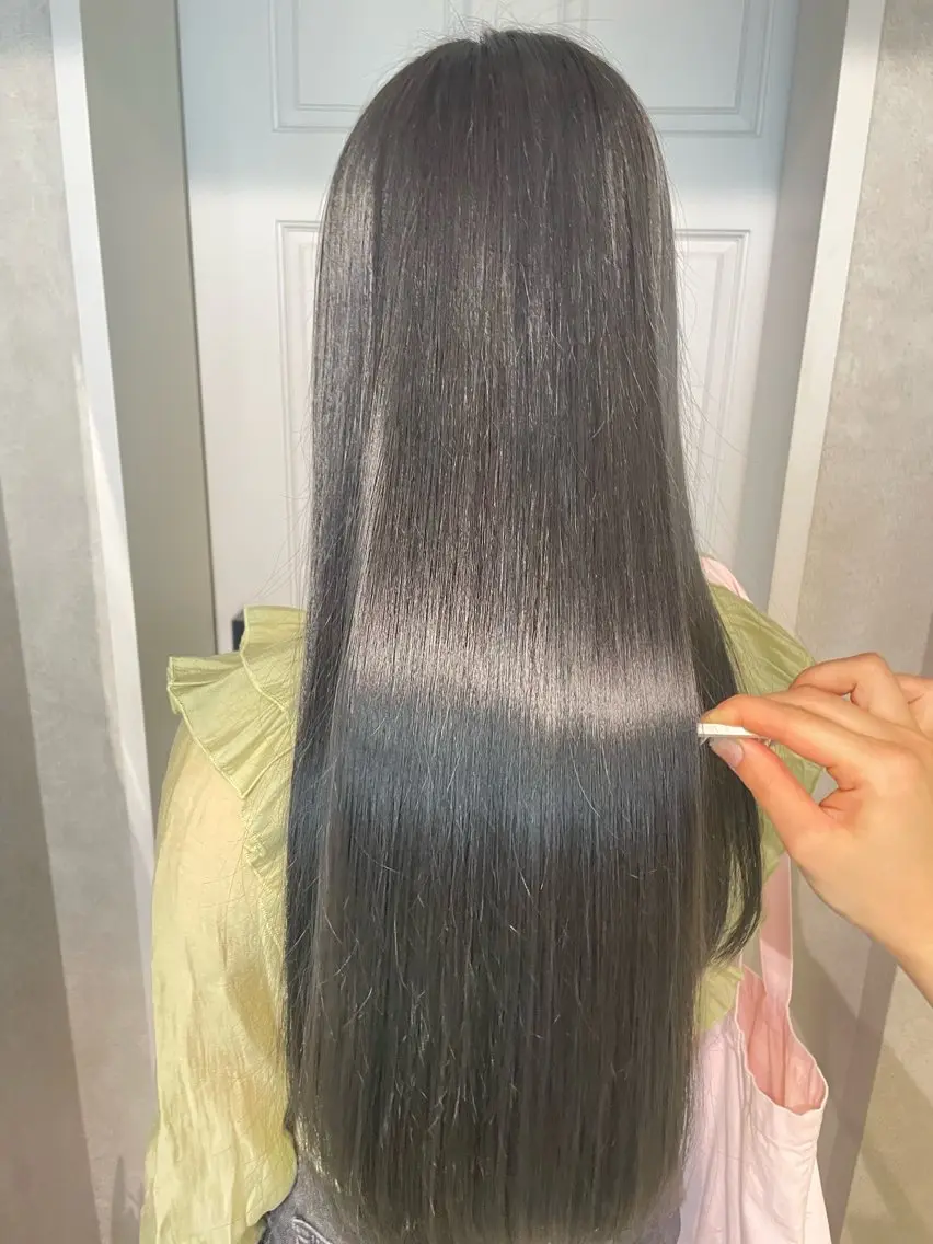 ロング カラー トリートメント ヘアカラー ナチュラル透明感🌱 小山美樹子のヘアスタイル