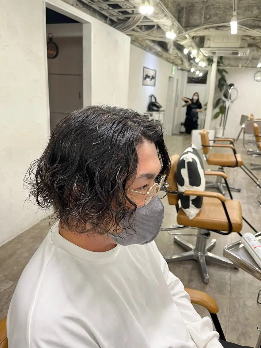 メンズ メンズパーマ カット パーマ トリートメント 💜垢抜けメンズパー マ💜Sakuraのヘアスタイル