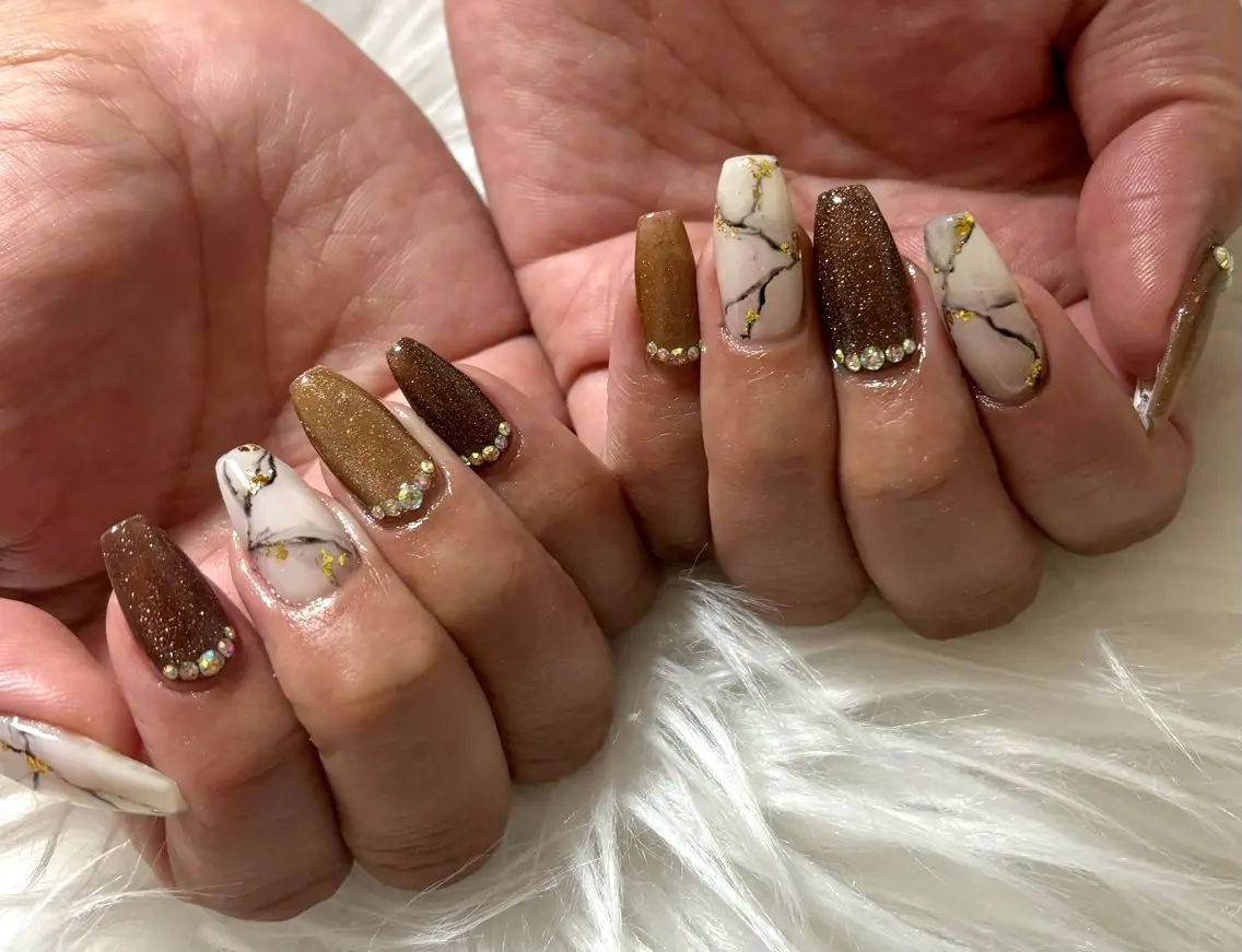 ネイル ハンドネイル nail salon HIRUKANAのネイルデザイン