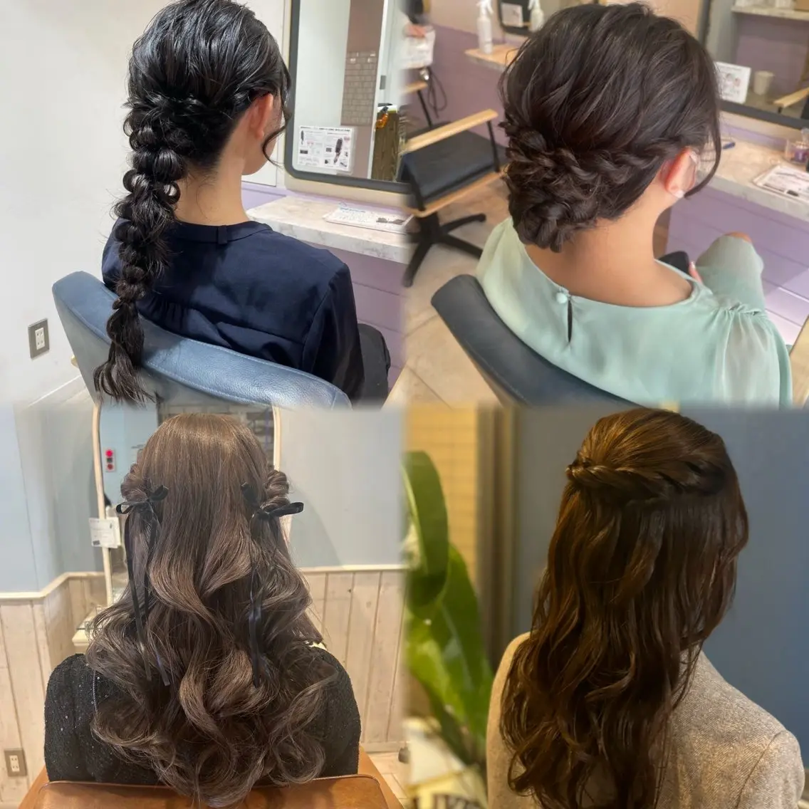 ヘアセット🧸🎀の写真