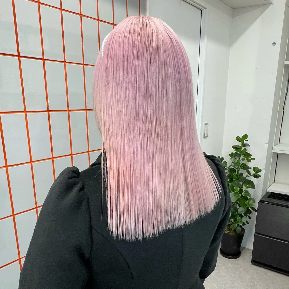 ミディアム カラー ヘアカラー 💍ダメージ最小限 ブリーチ/ちさと💍のヘアスタイル