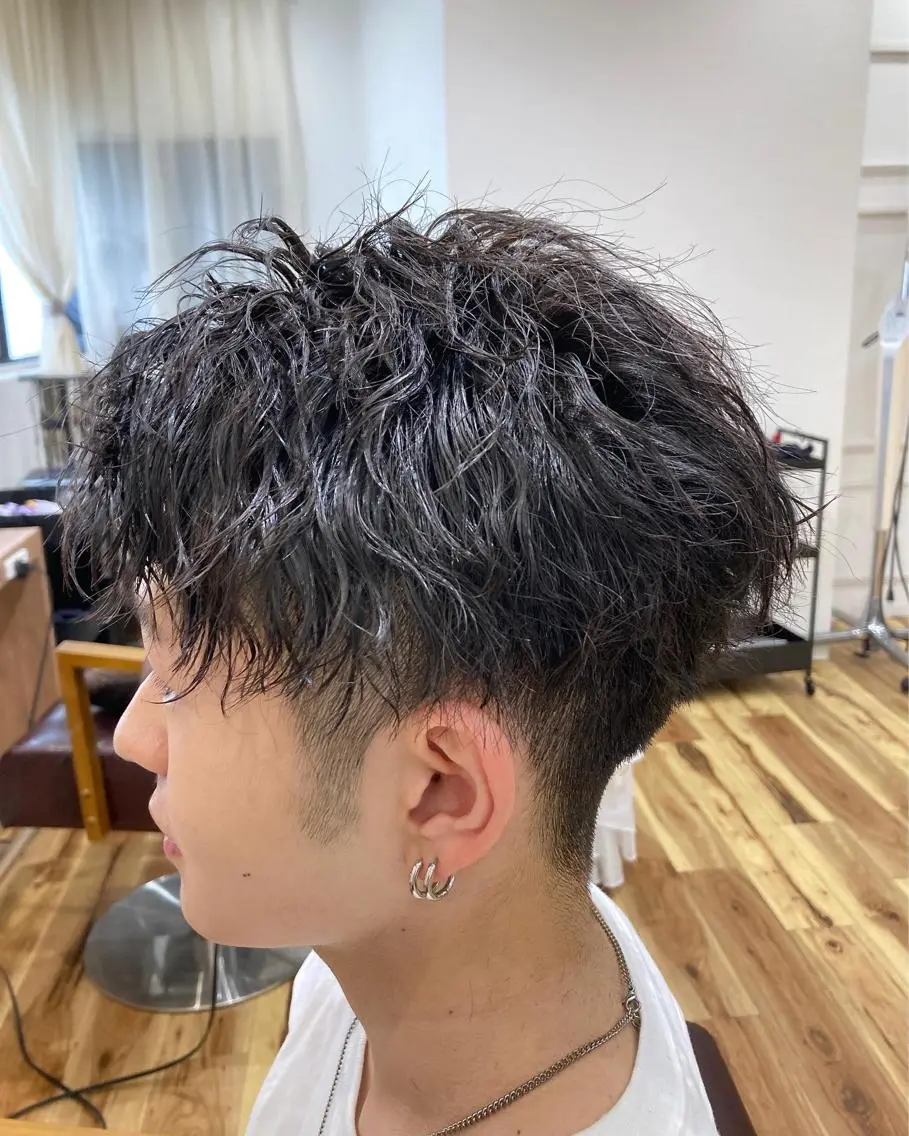 【メンズカット&パーマ人気No.1】メンズカット＋ツイスパパーマ＋炭酸ケアの写真