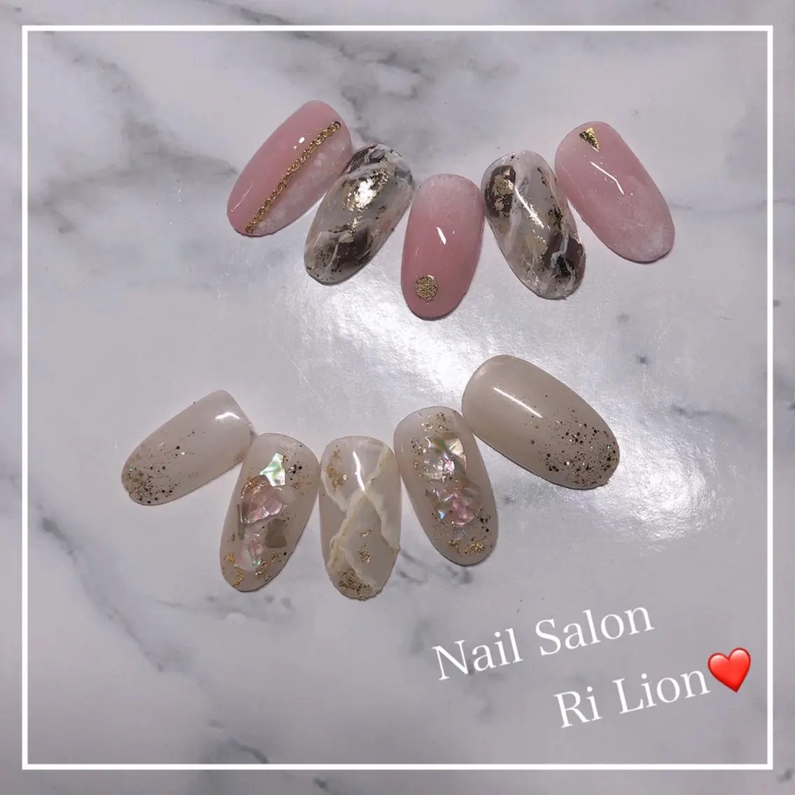 ネイル RiLion💗 Risa🦋💜のネイルデザイン