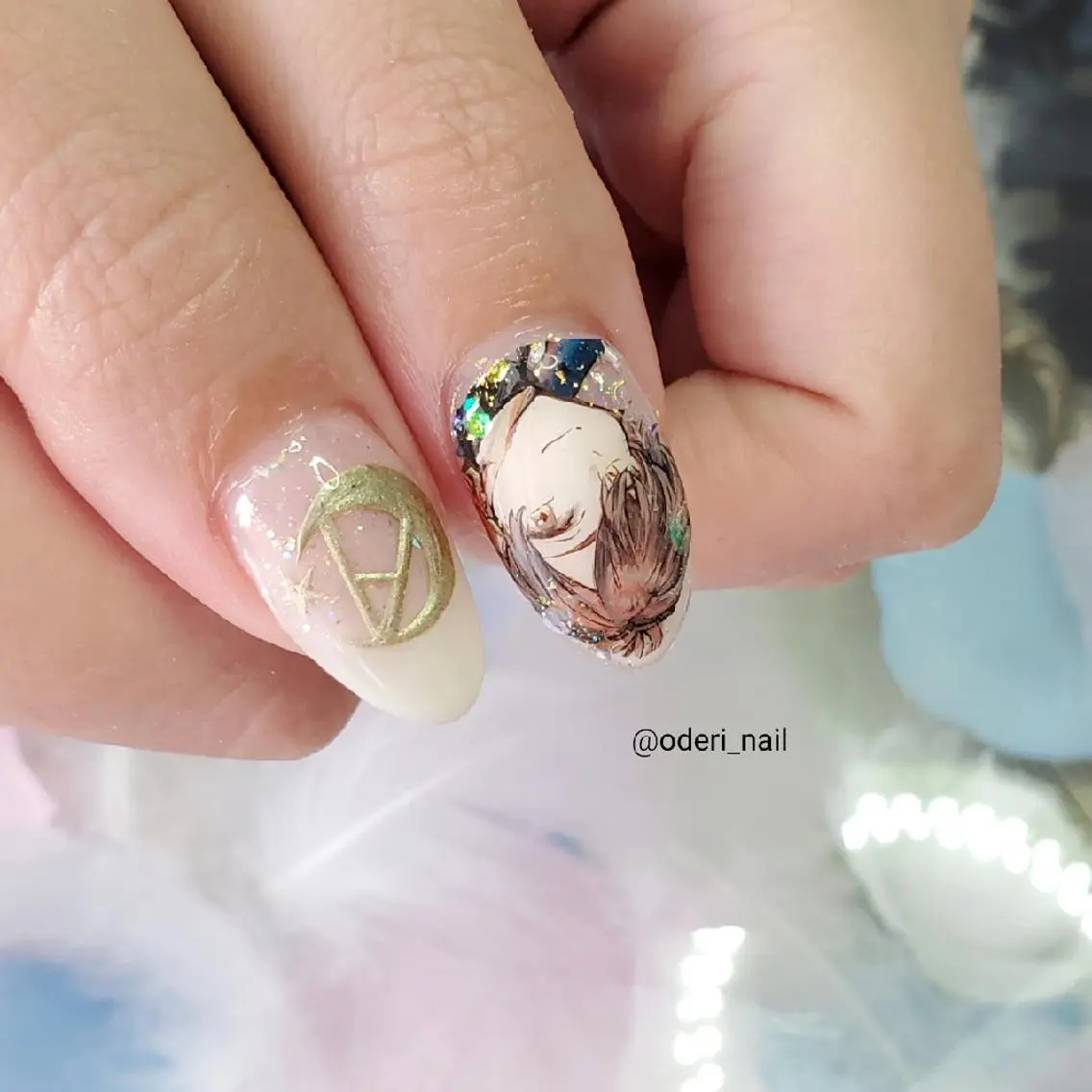 ネイル アートネイル ジェルネイル おで@ oderi_nailのネイルデザイン