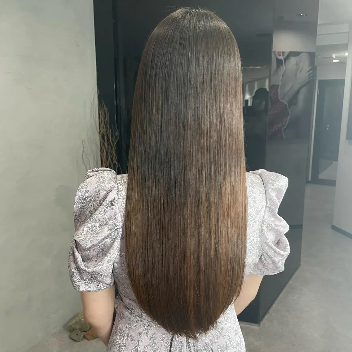 ロング 縮毛矯正 樋口 功樹のヘアスタイル