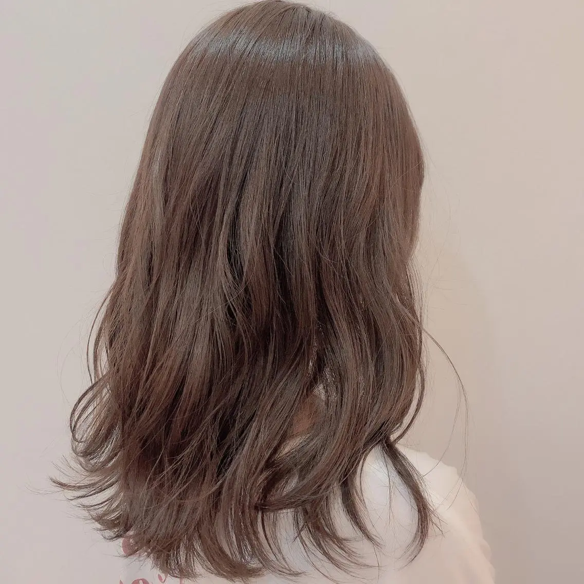 セミロング カラー 韓国レイヤー×モテ髪 /MITSUKI🤍のヘアスタイル