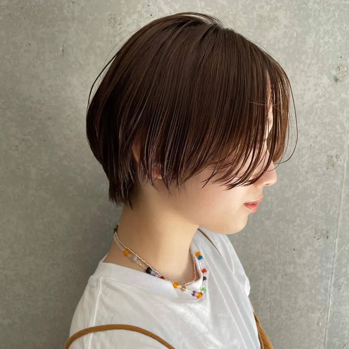 ショート カット ヘアカラー レイヤー🍒ウルフ 🤎店長anju🪽のヘアスタイル