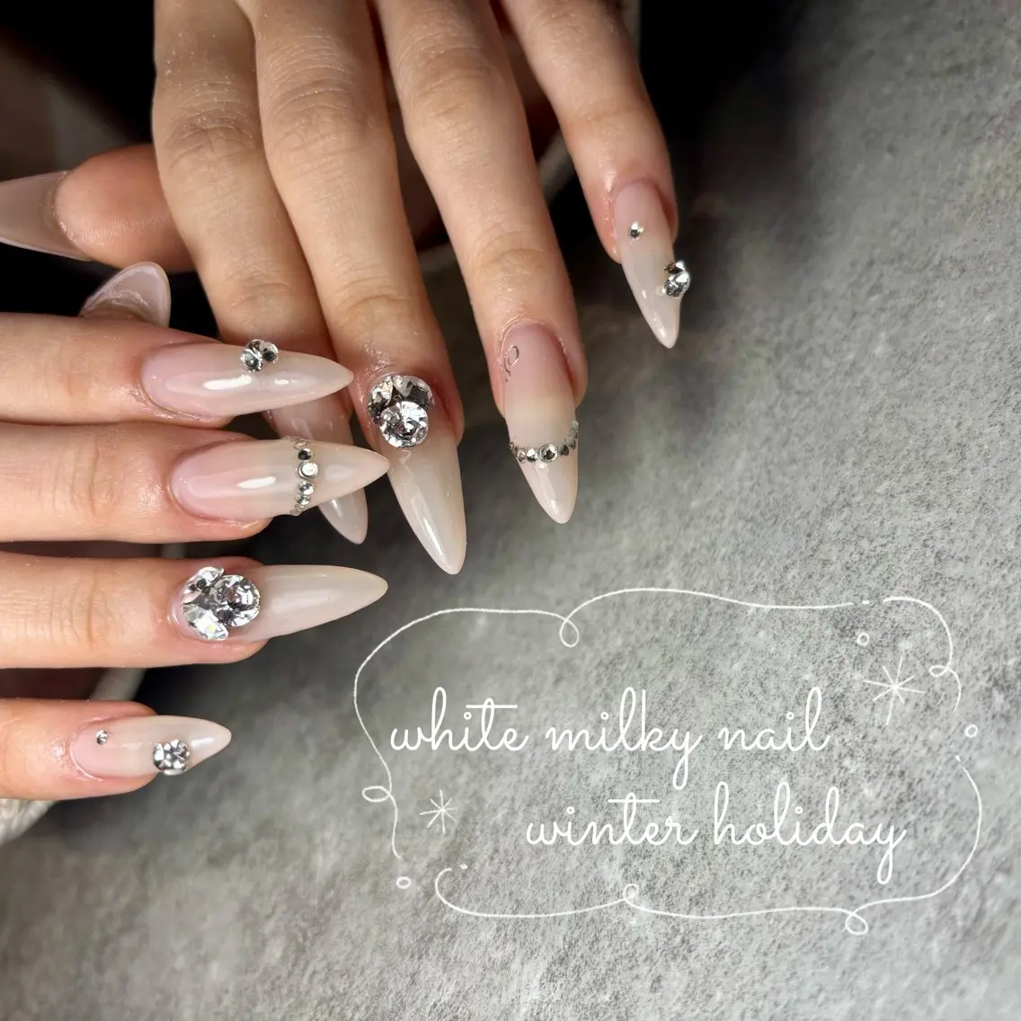 ネイル ロングネイル ハンドネイル private nail salonのネイルデザイン