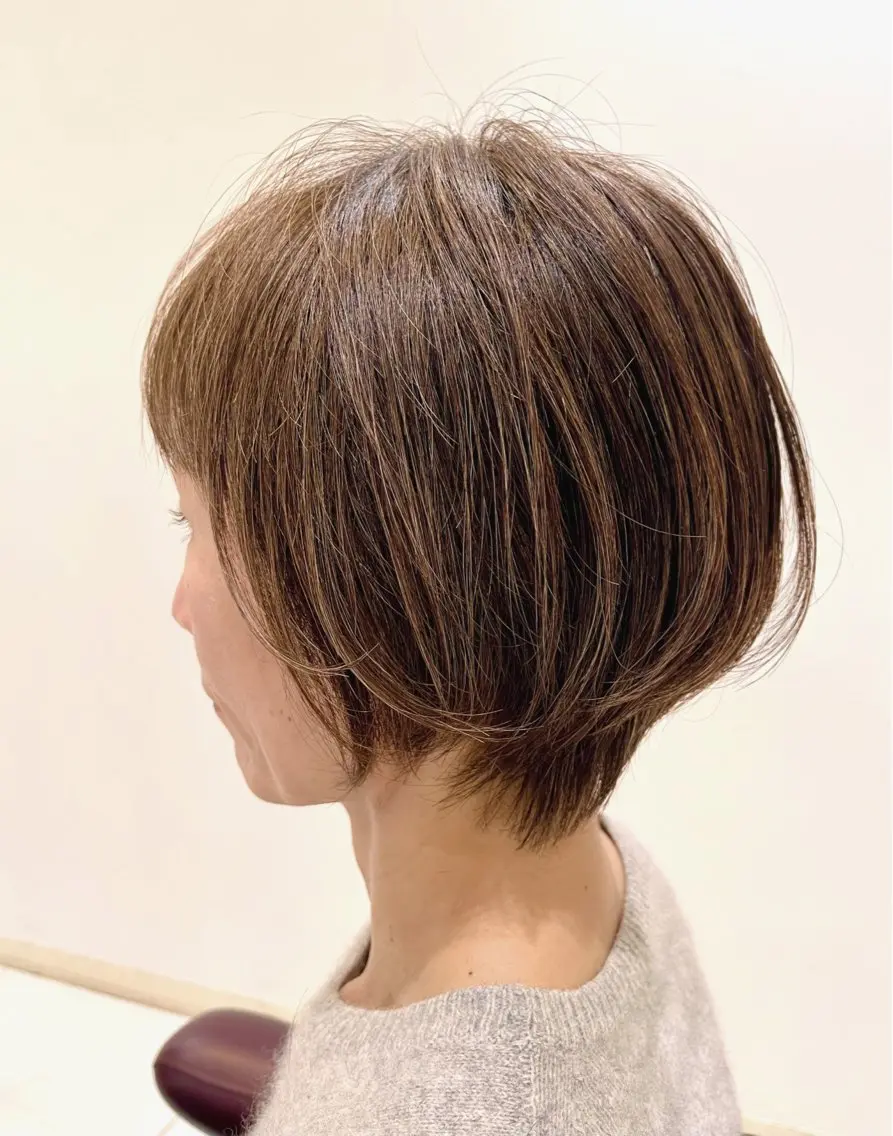 ショート 丸みショート ショートヘア ツヅキ マスミのヘアスタイル