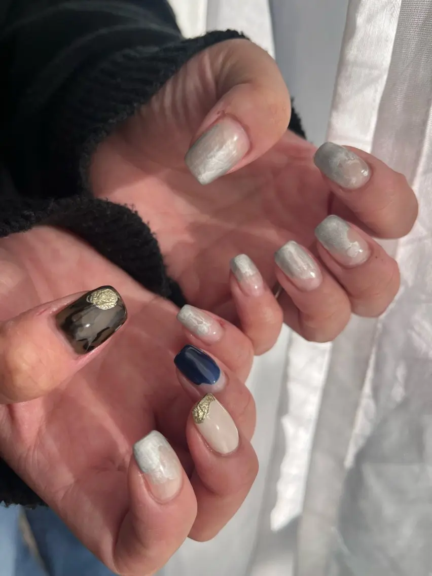 ネイル ニュアンスネイル ハンドネイル ЯH.nail JURIのネイルデザイン