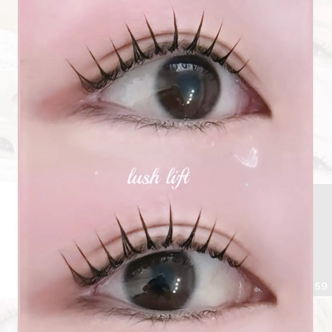 ラッシュリフト【まつ毛パーマ】🎀高濃度まつ毛美容液コーティング×アイパック付きの写真