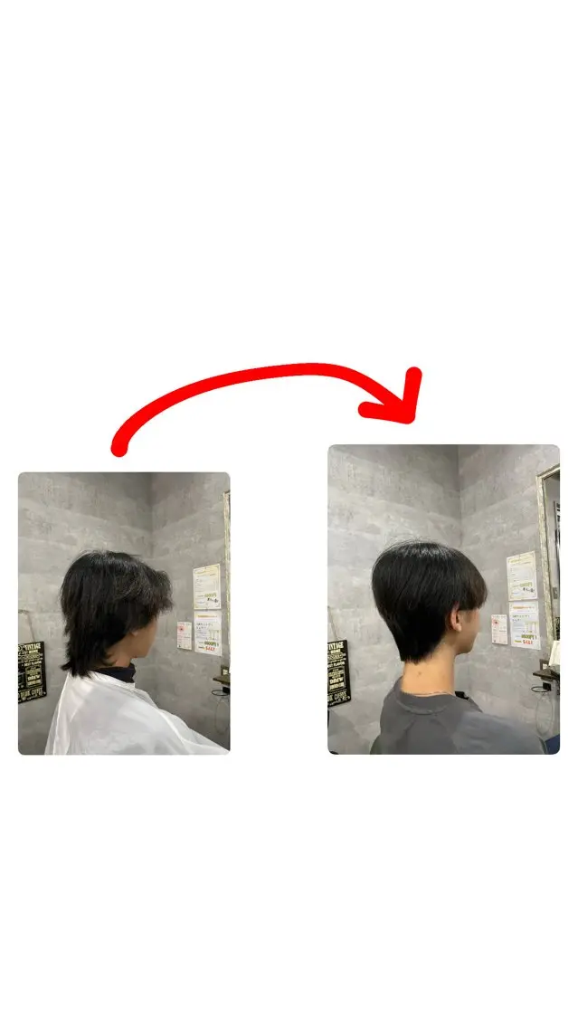 ショート メンズ 刈り上げ カット 【カットの王子様】 リュウヤ★コミネのヘアスタイル