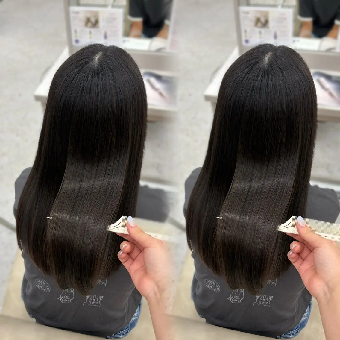 カラー 卒業式のヘアスタイル 縮毛矯正 ヘアカラー 縮毛矯正 トリートメント カラー・髪質改善🫧 COCO  ほのかのヘアスタイル