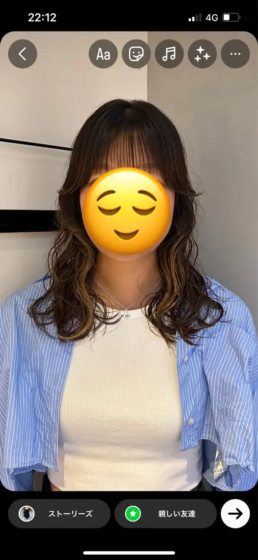 セミロング セミロングパーマ 似合わせカット /カラー/たきのヘアスタイル