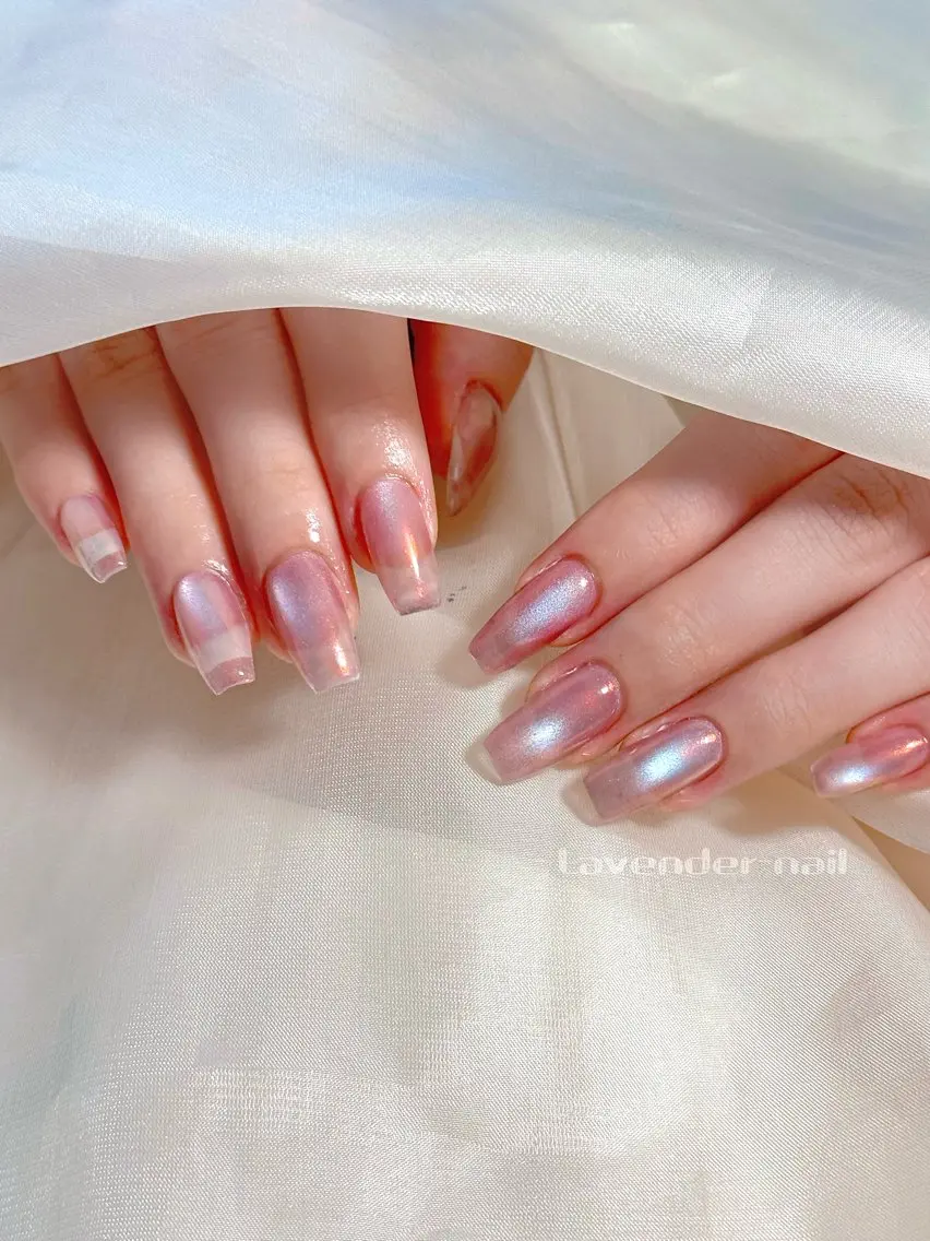 ネイル ハンドネイル Lavender nail·中島公園のネイルデザイン
