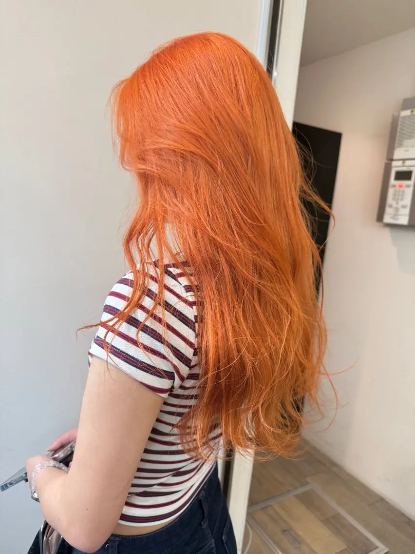 ロング カラー カット ヘアカラー maeda yumiのヘアスタイル