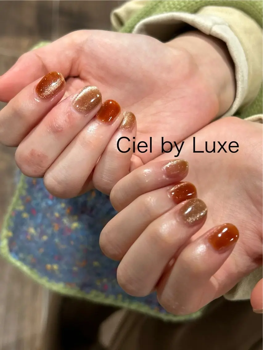 ネイル マグネットネイル CielbyLuxe manamiのネイルデザイン