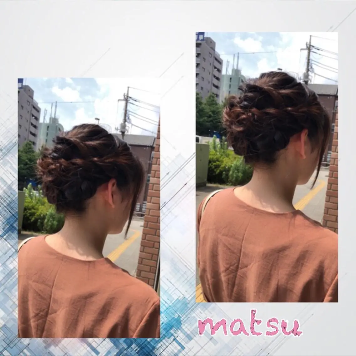 ヘアアレンジ MATSU 🌟個性派カラーのヘアスタイル