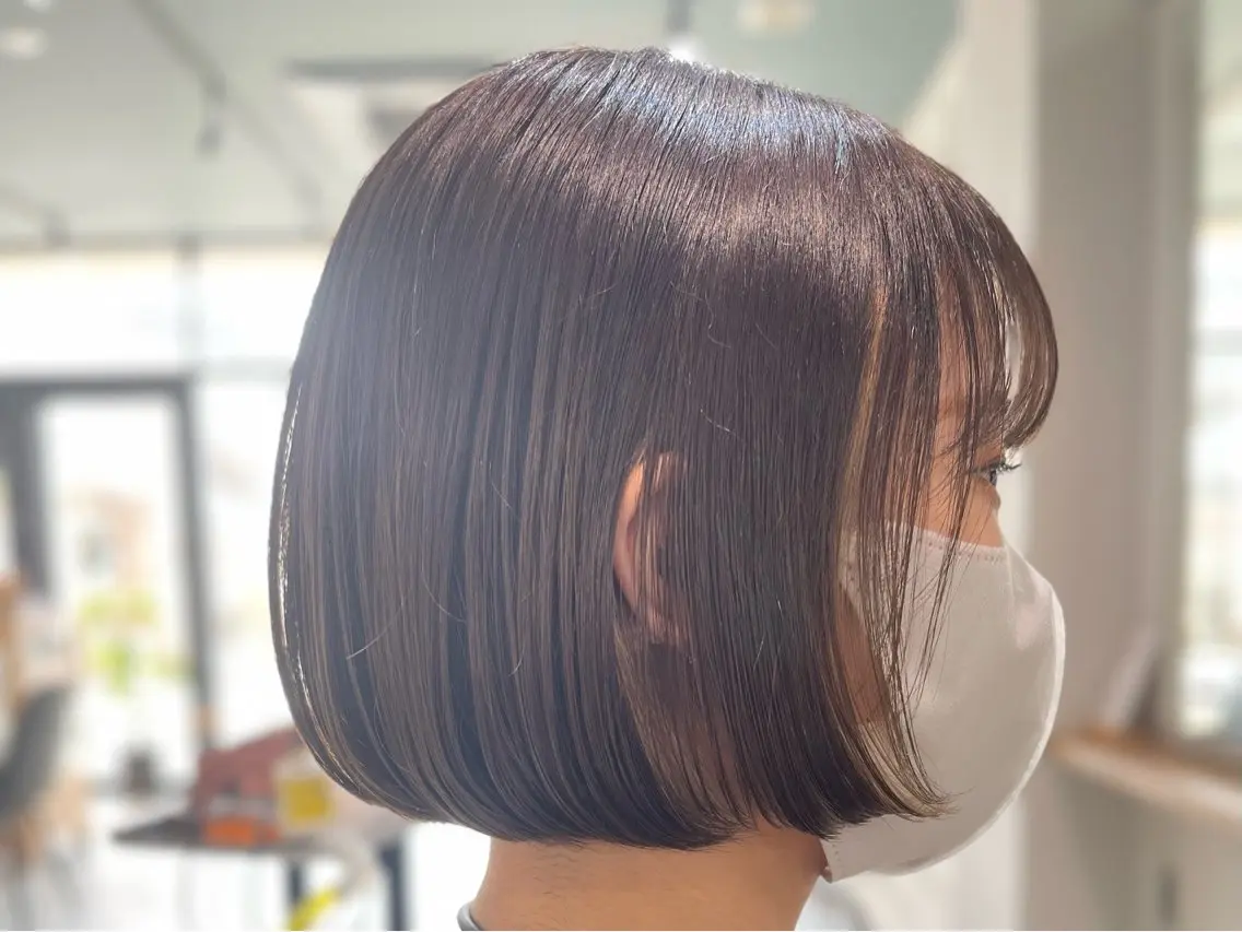 ショート カラー インナーカラー ボブ ⭕️白髪のお悩み 解決します⭕️のヘアスタイル
