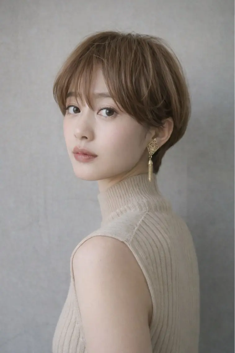 ショート 岡野 豪のヘアスタイル