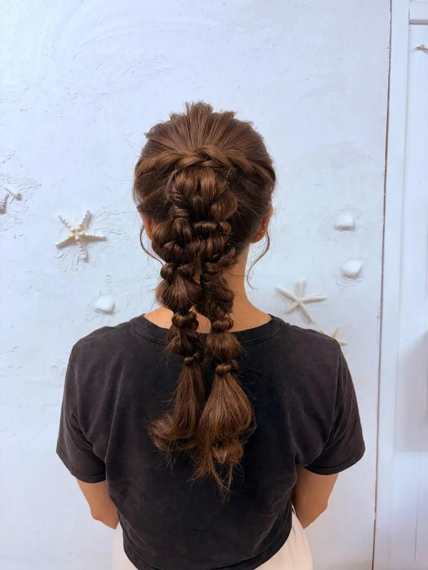 ロング ヘアアレンジ キッズ ヘアセット ヘアセット／六本木 Yukaのヘアスタイル