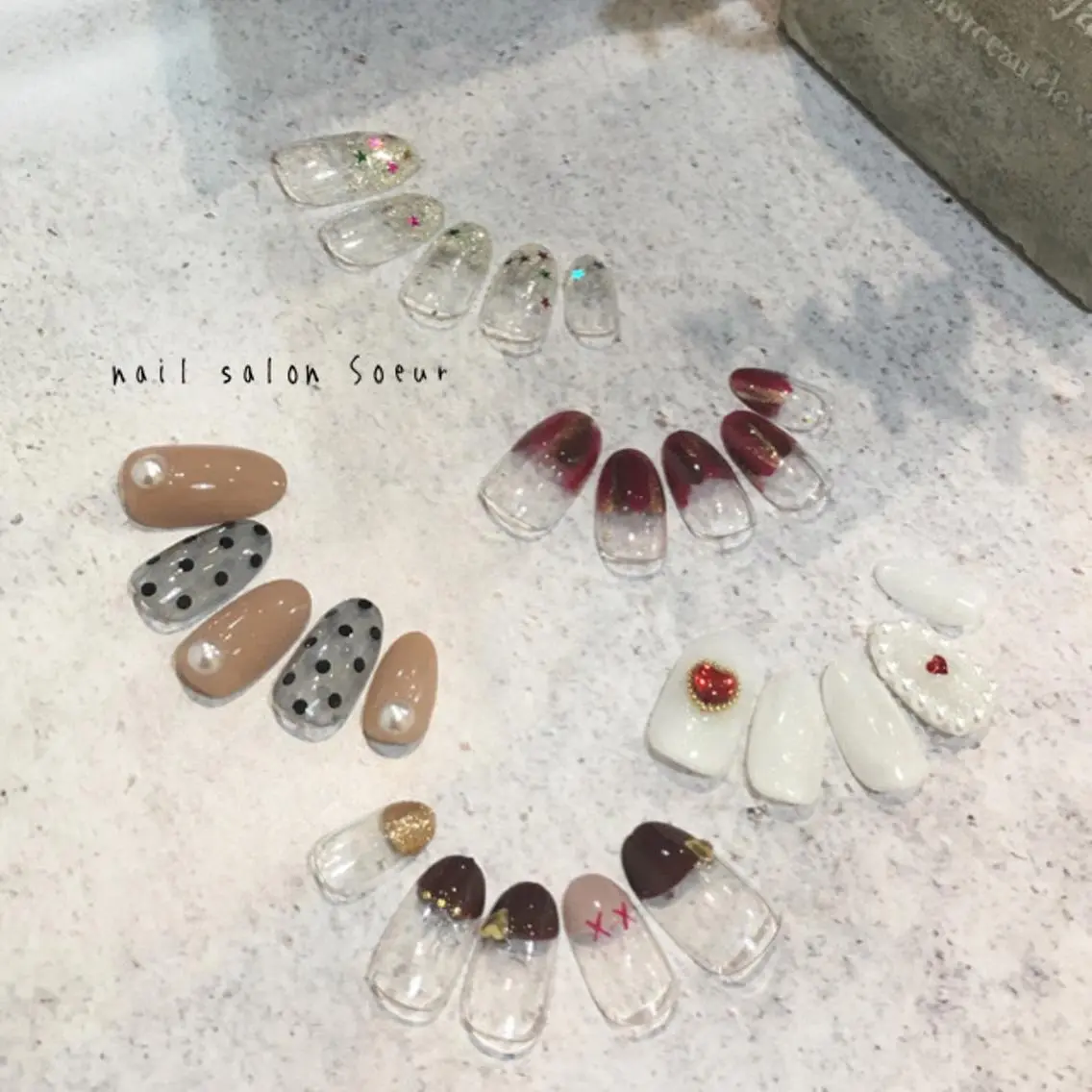 ネイル アートネイル ジェルネイル ハンドネイル nail salon Soeurのネイルデザイン