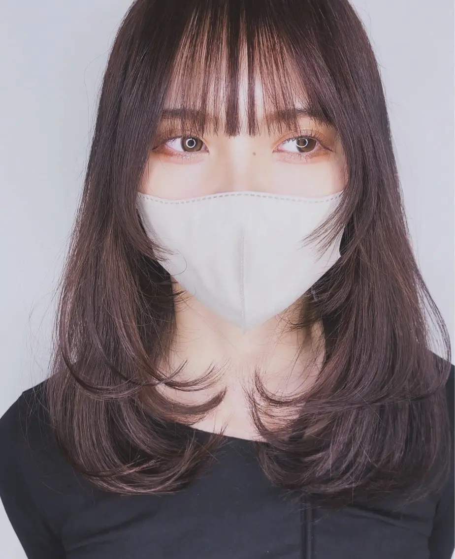 ロング カット ヘアカラー トリートメント 剣持友希/ifh iizuka/高崎のヘアスタイル