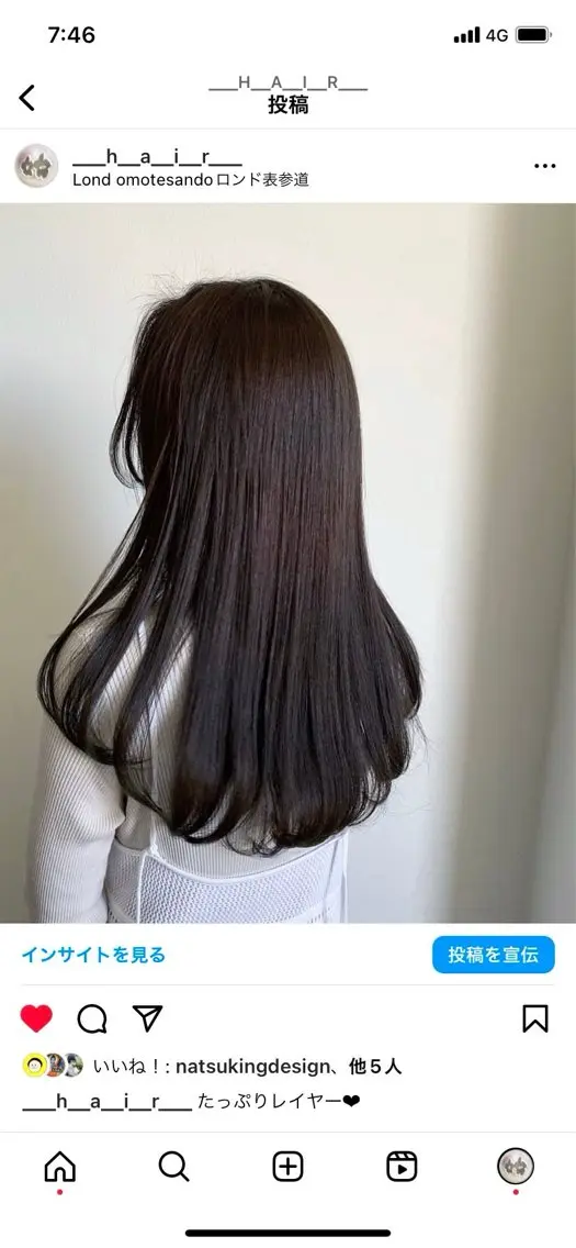 ロング Lond labのヘアスタイル