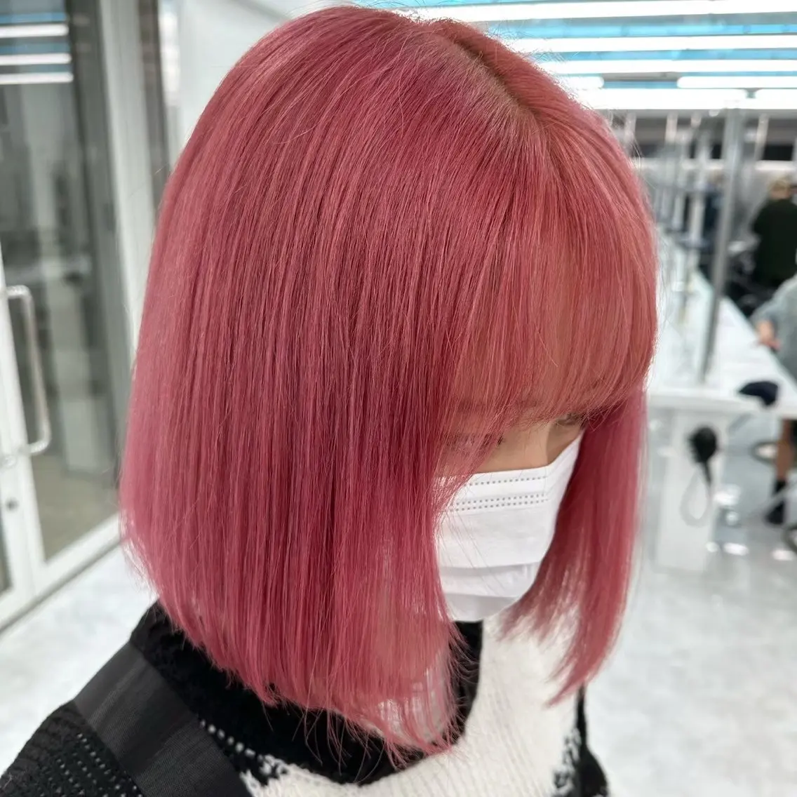 ミディアム カラー ヘアカラー ヘッドスパ ヘアセット 🫧韓国風透明感 ヘア🫧towaのヘアスタイル