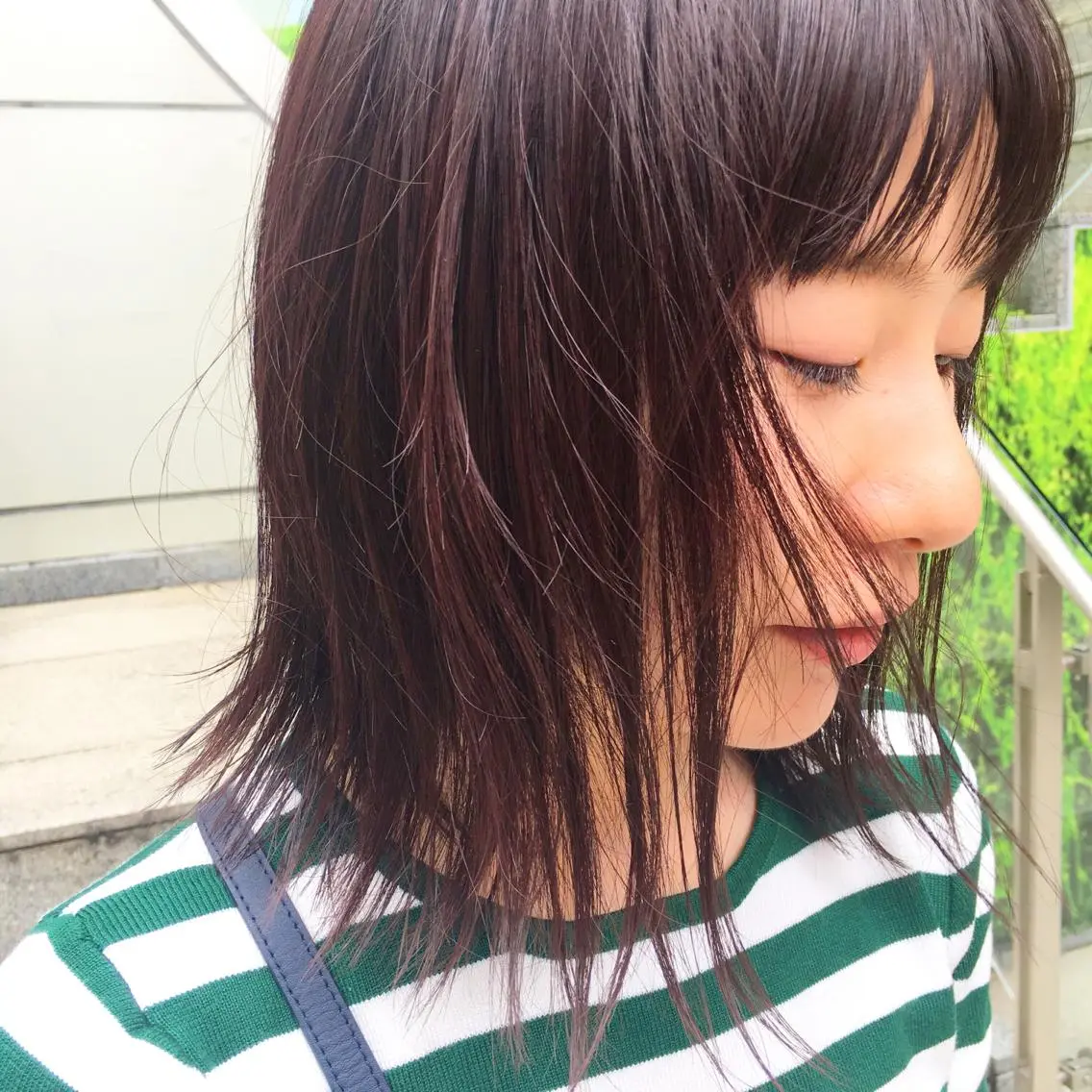 ミディアム アッシュ 中野 恵脩のヘアスタイル