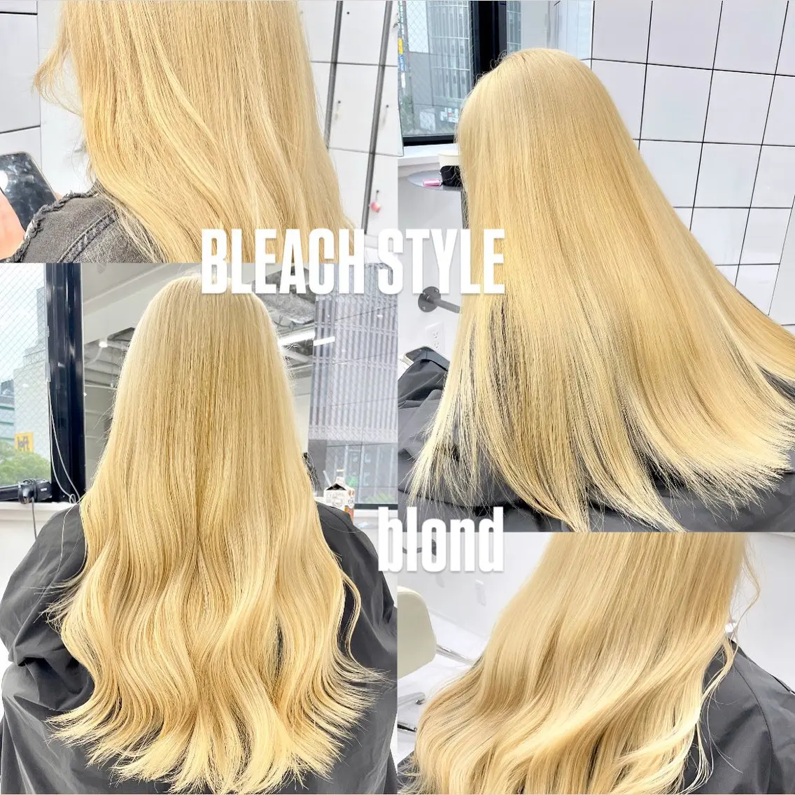 ロング カラー ヘアアレンジ ブリーチ 抜きっぱなしブロンド ブロンド 髪質改善 ヘアカラー トリートメント 🎗秋山勇/ GEAR.代表のヘアスタイル