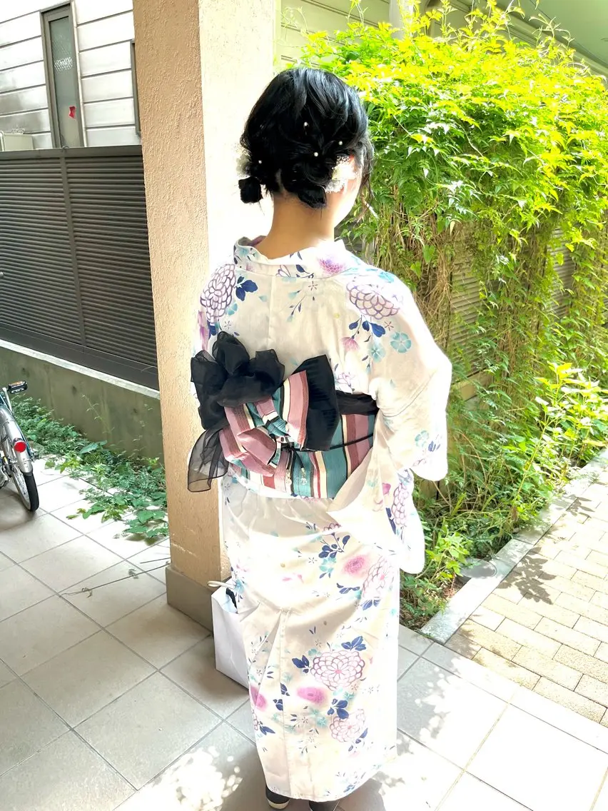 ヘアアレンジ 浴衣 似合わせヘアメイク 💐オダギリチアキのヘアスタイル