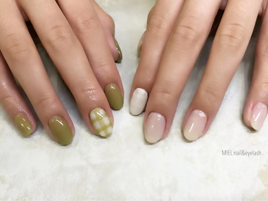 ネイル アートネイル シンプルネイル ハンドケア nail salon monailのネイルデザイン