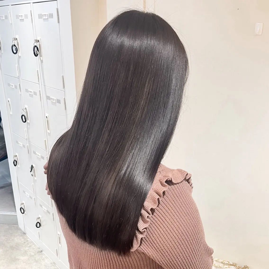 ロング 髪質改善 縮毛矯正 カット ヘアカラー 縮毛矯正 トリートメント 韓国ヘア/ 髪質改善特化谷名勇輝のヘアスタイル