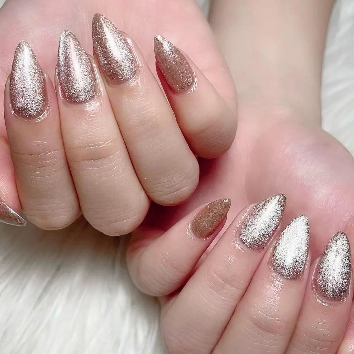ジェル💅ワンカラーorラメグラの写真