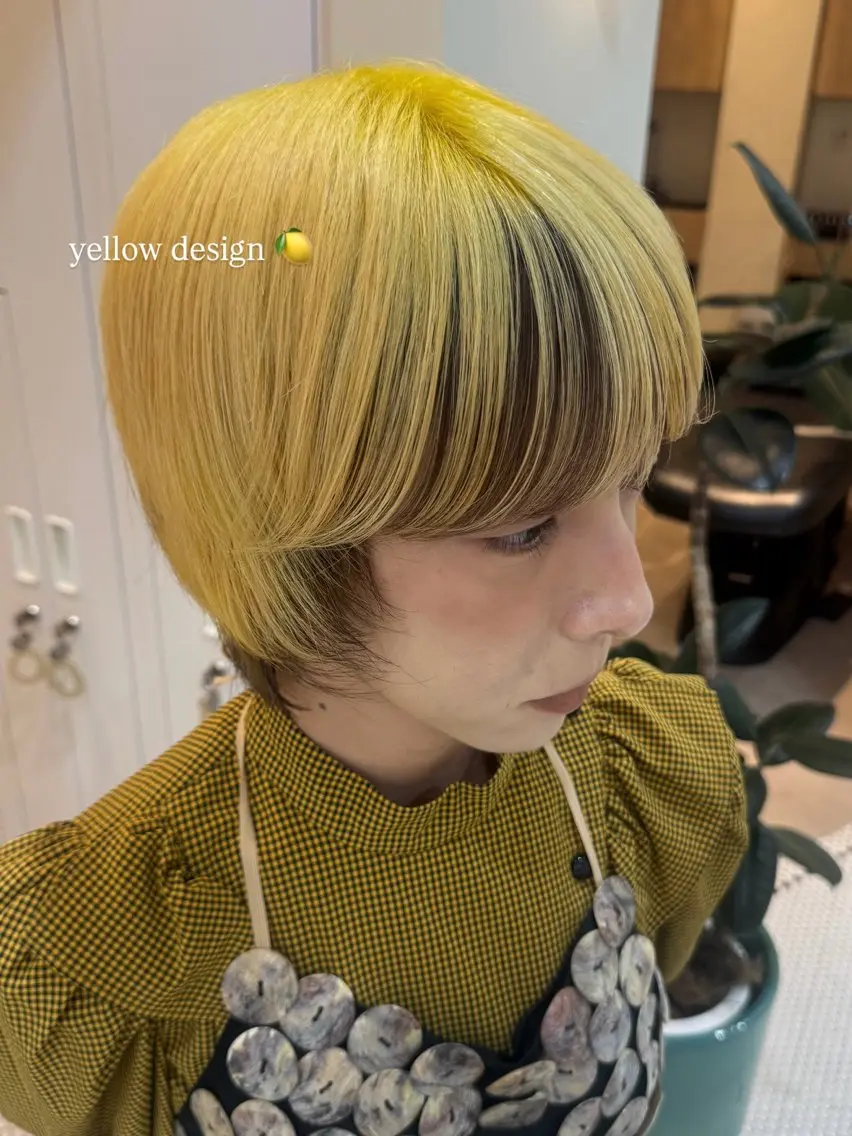 カラー ヘアカラー 山下 莉歩のヘアスタイル