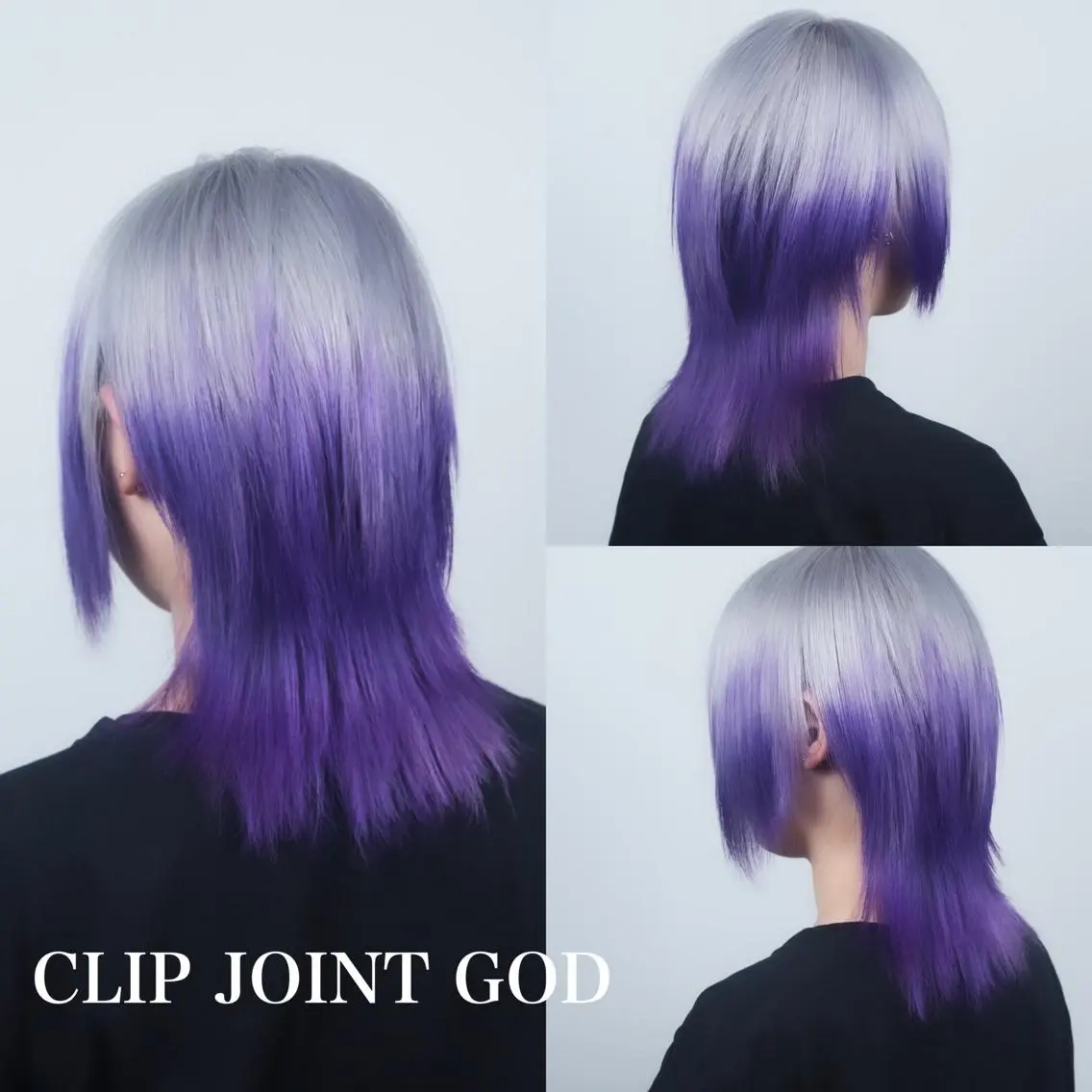 ミディアム カラー グラデーションカラー パープルカラー ヘアカラー 今泉 周のヘアスタイル