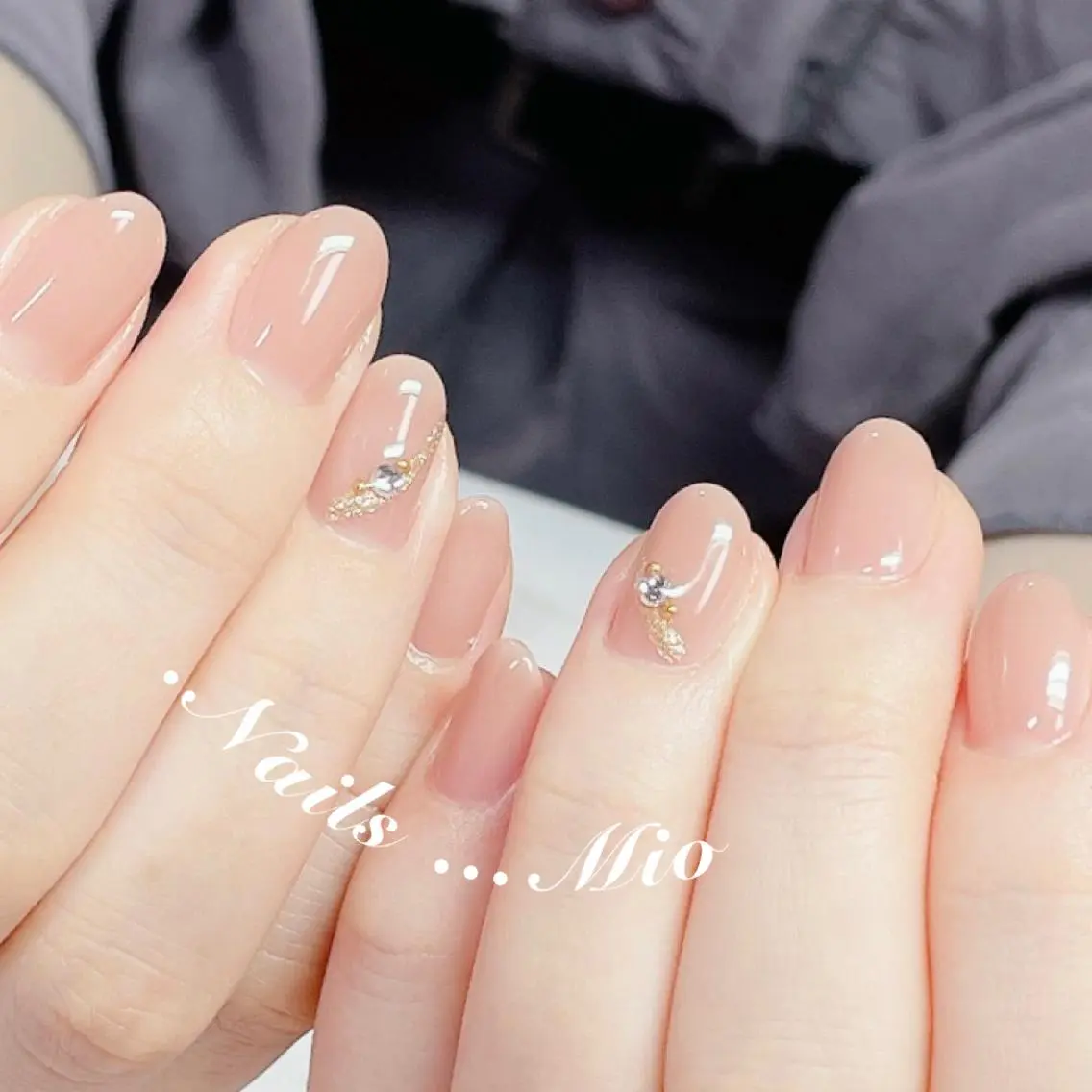 ネイル アートネイル ワンカラーネイル .Nails Mio 赤羽西ネイルサロンのネイルデザイン